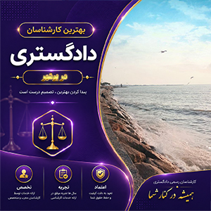 کارشناس در بوشهر برای بررسی تخصصی پرونده‌های بندری، نفتی و ملکی در بوشهر