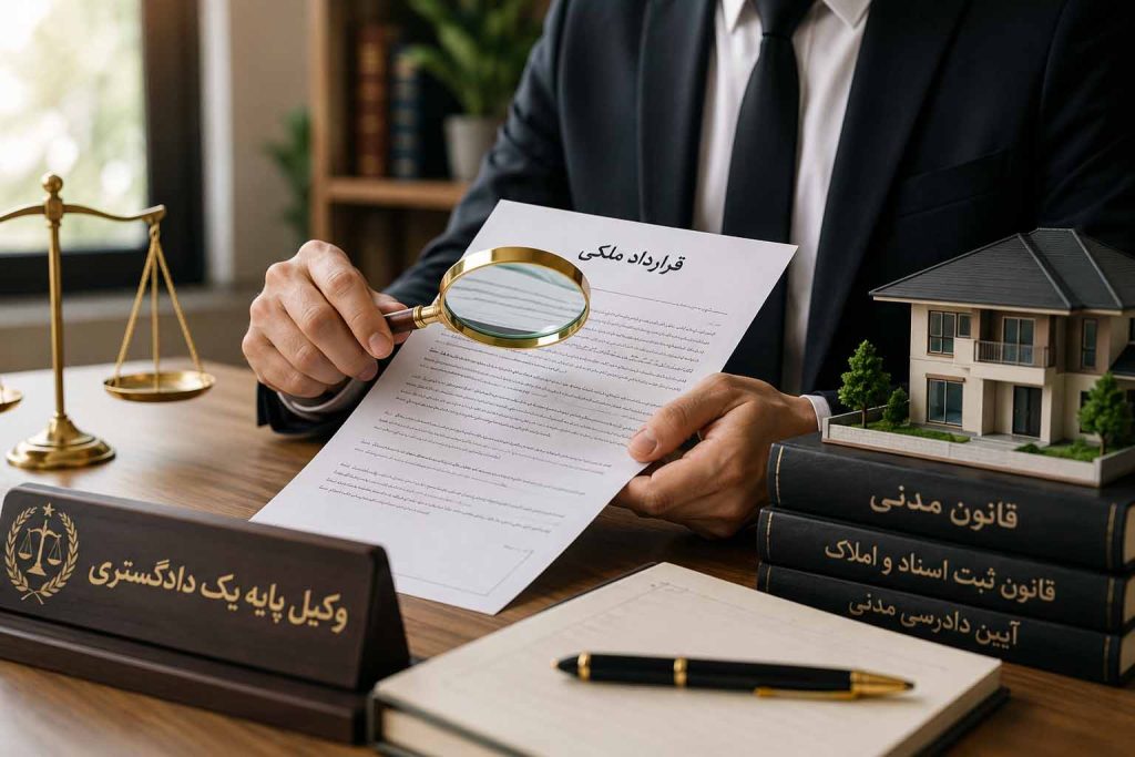 بررسی قرارداد ملکی و اهمیت توجه به مفاد حقوقی آن