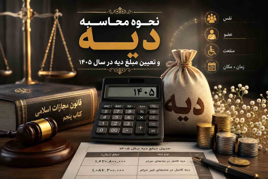 نحوه محاسبه دیه و تعیین مبلغ دیه در سال ۱۴۰۵