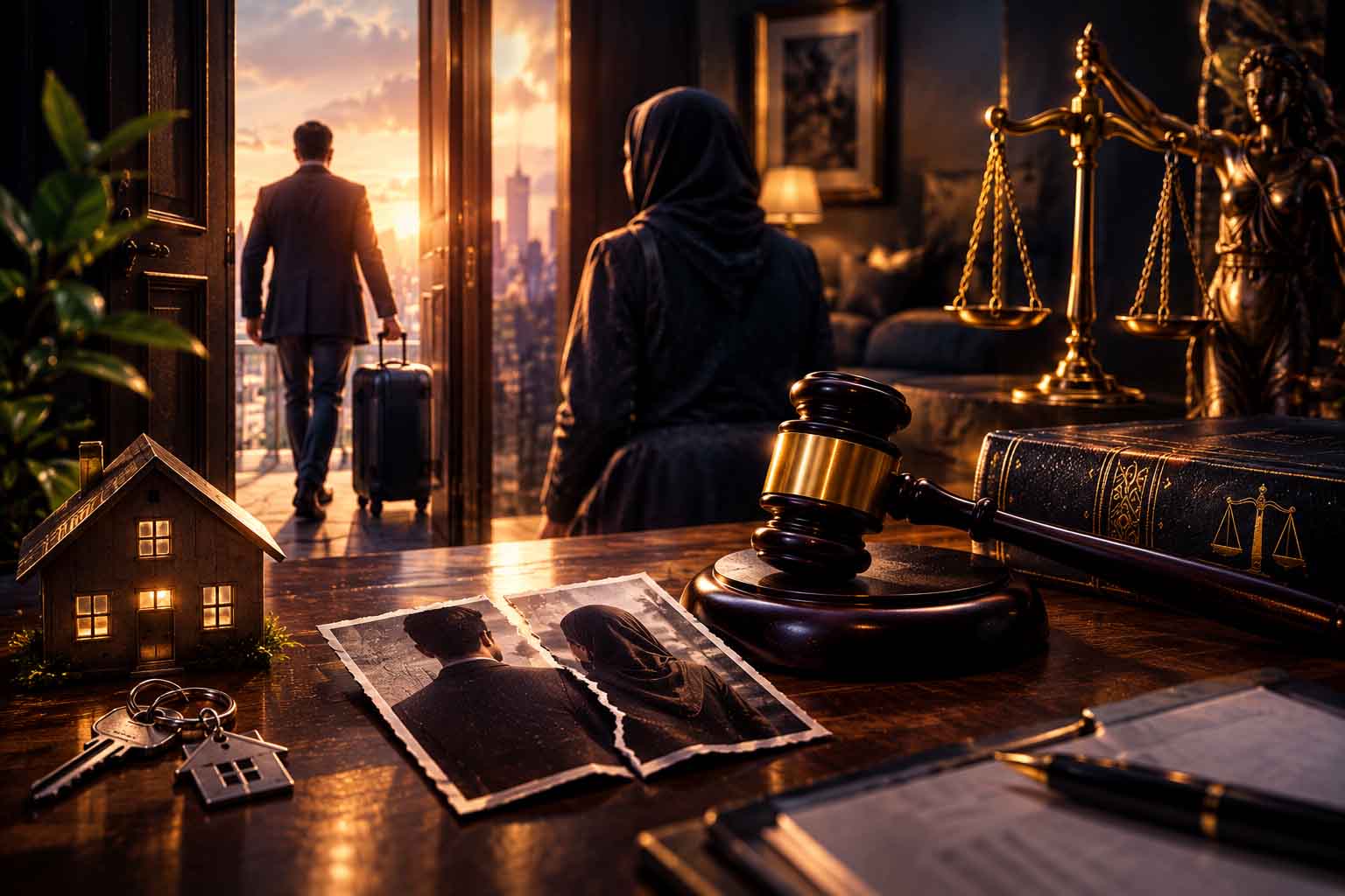 تفاوت ادعای ترک منزل و اثبات آن در پرونده طلاق