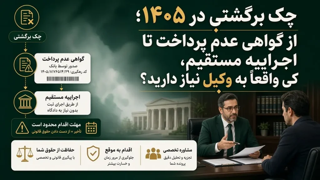 چک برگشتی در 1405